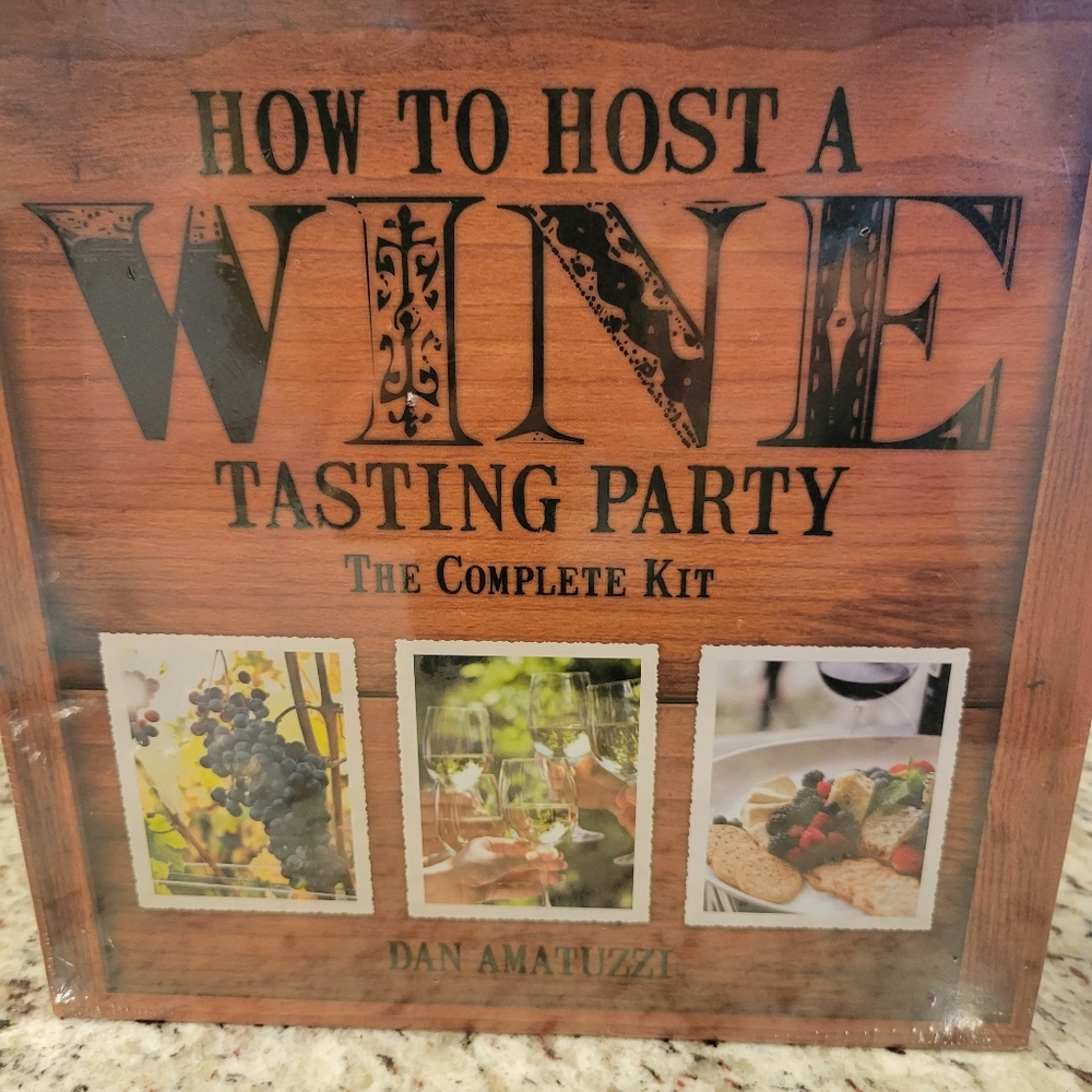 New in Box Wine Tasting Party Kit